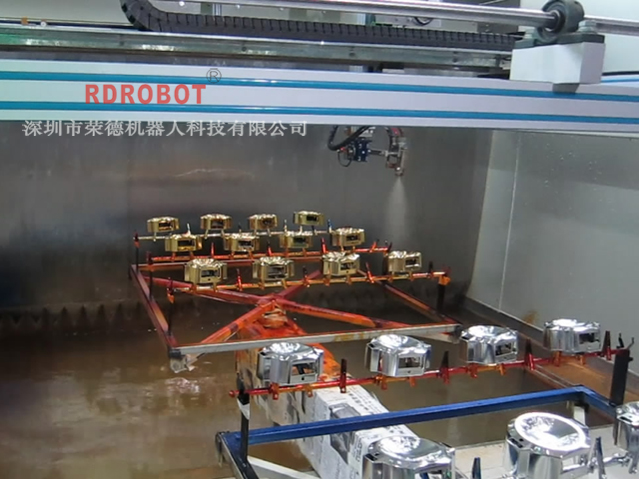 工藝品五軸自動噴油設備